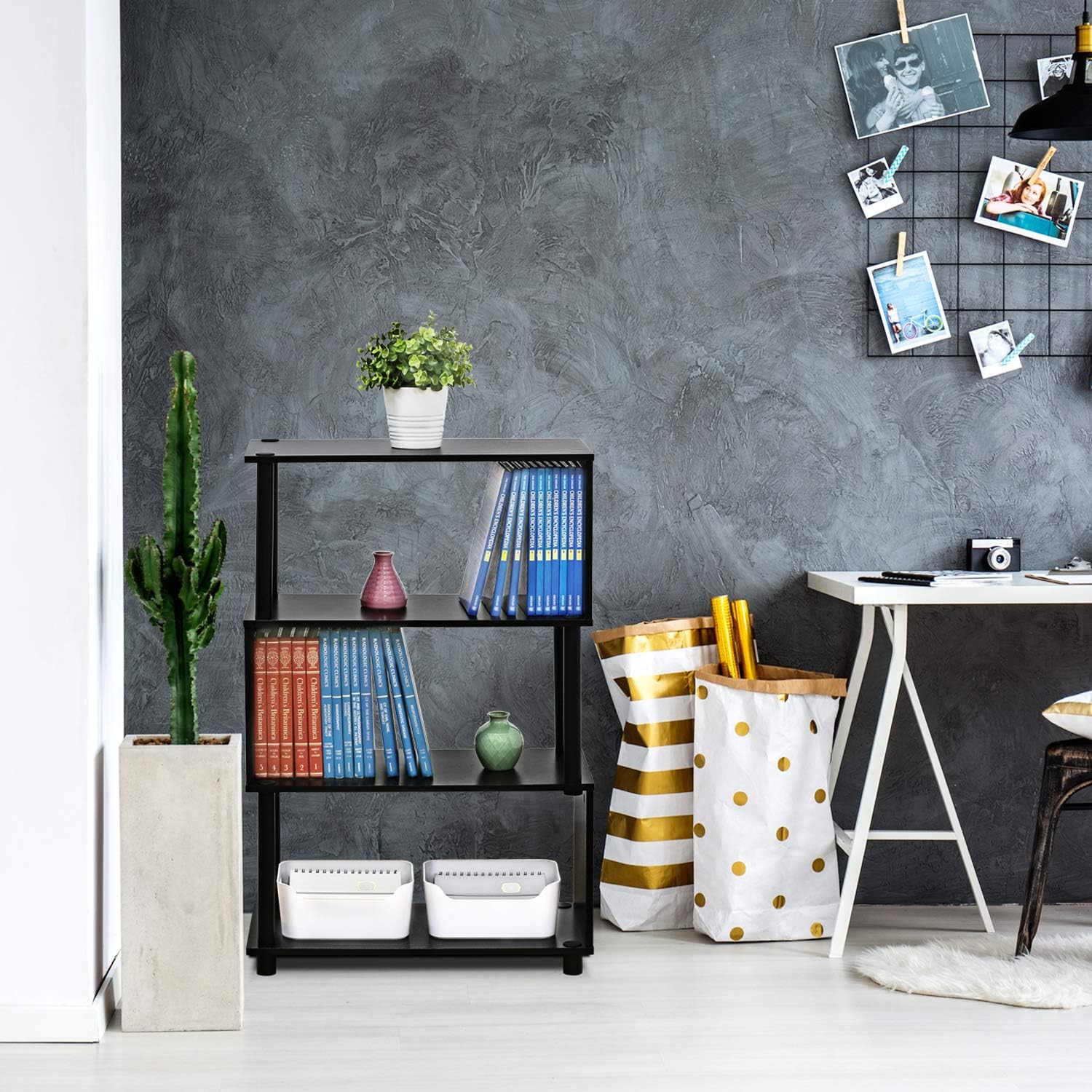 Thumbnail 3 de Furinno 3-Tier Flexi Libreria 3 scomparti 59,7 cm
