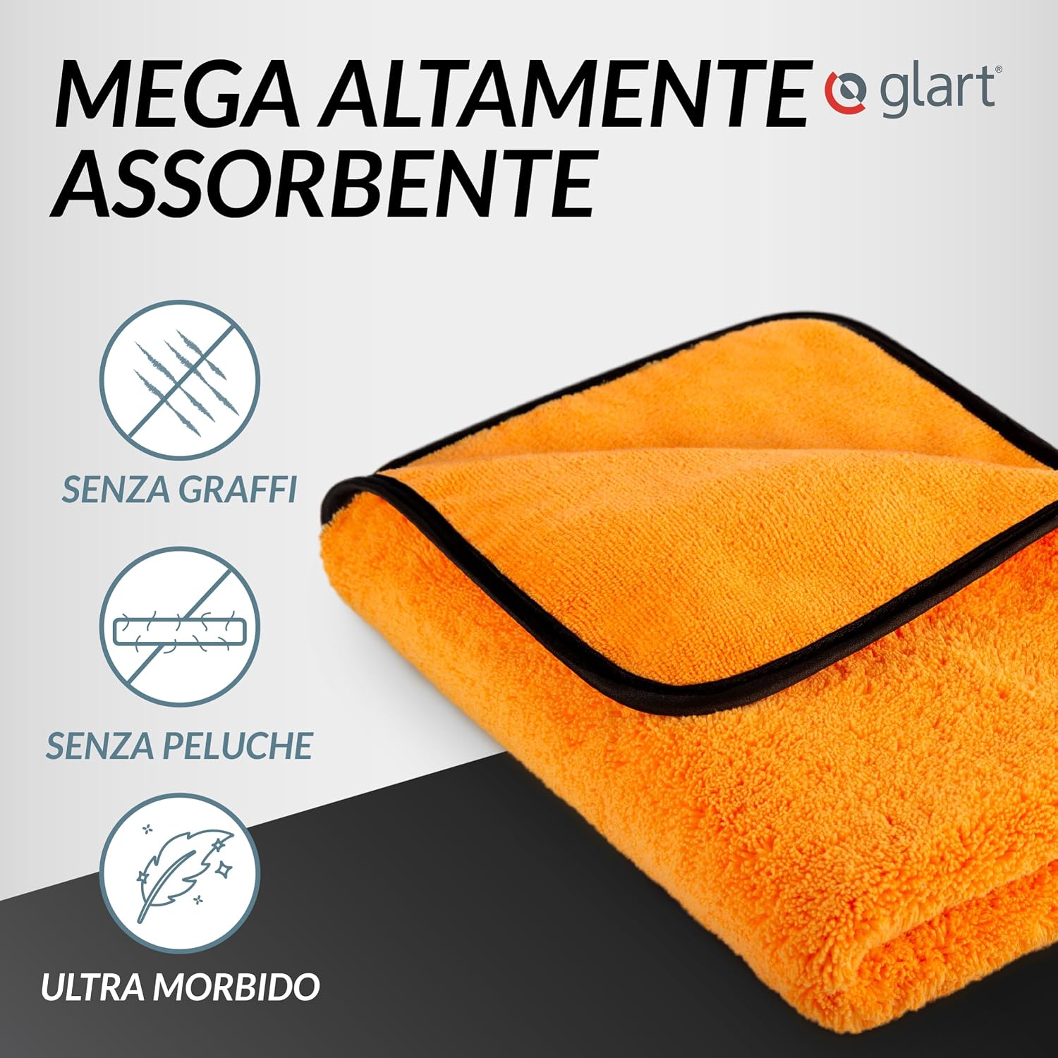 Detalle 2 de Glart 44WG Panno microfibra 90x60cm 🧽