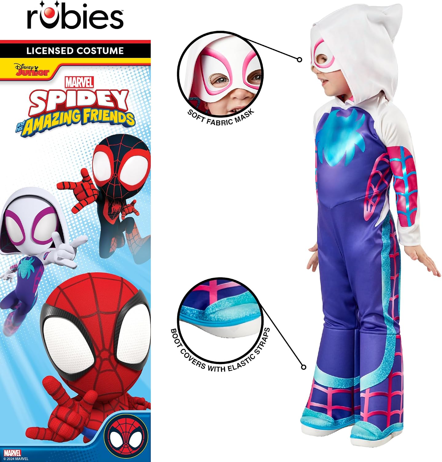 Thumbnail 2 de Rubie’s Ghost Spider toddler costume