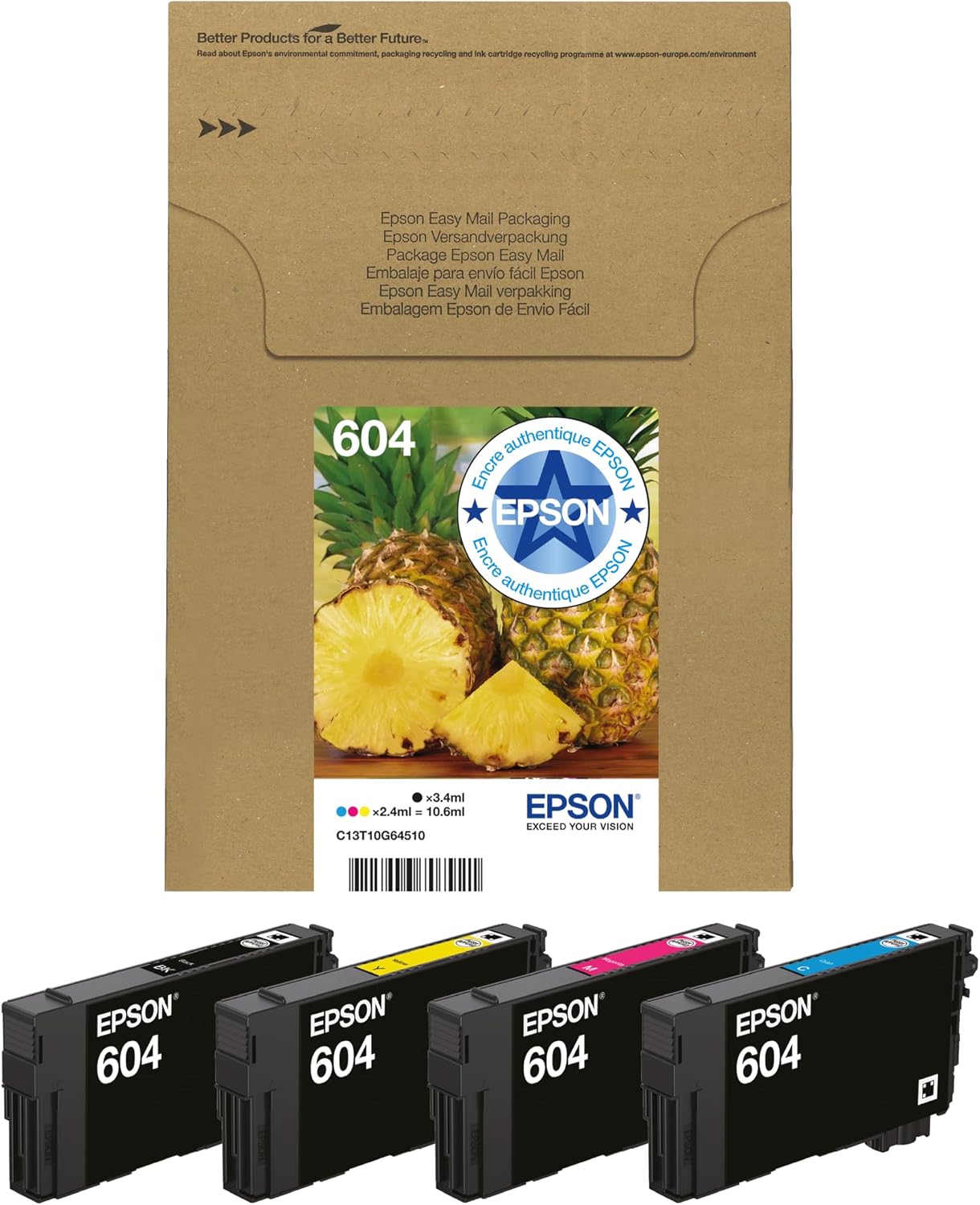 Detalle de Epson 604 Pineapple 4 couleurs Cartouches