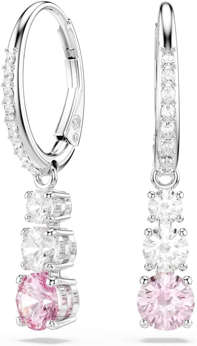 Detalle de Swarovski Stilla Attract Rundschliff Rosa