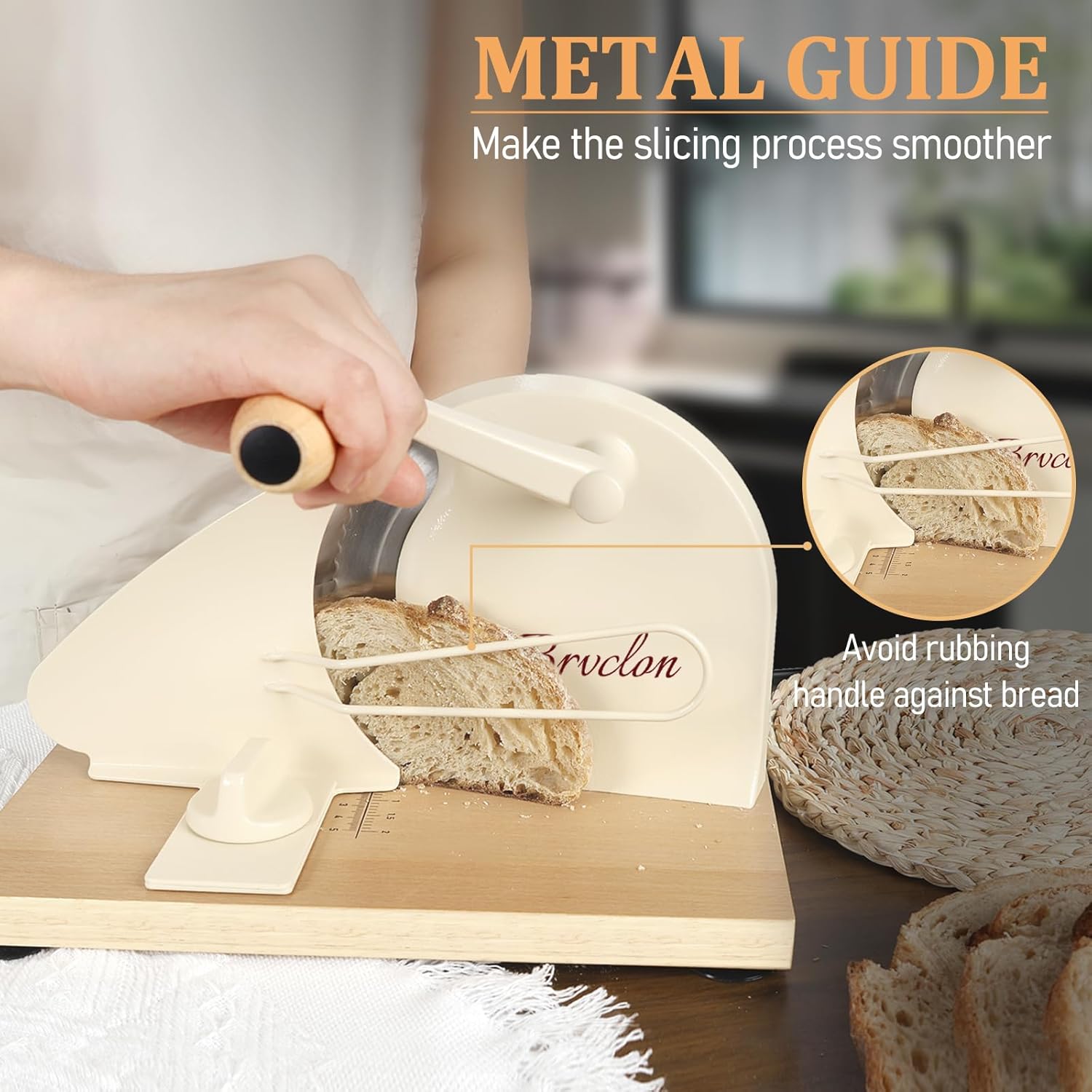 Thumbnail 2 de Upgraded Manual Bread Slicer 0.9" 🍞