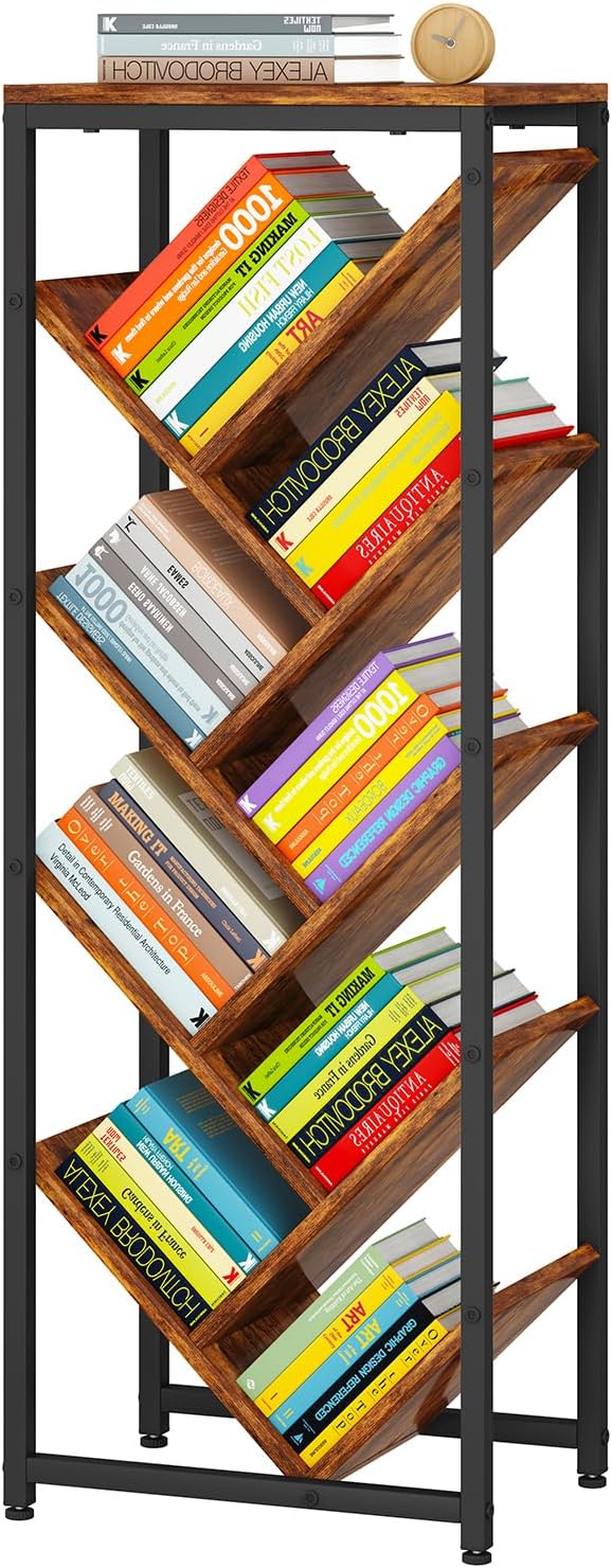 IBUYKE Tree Bookshelf 9-Tier 41.9in