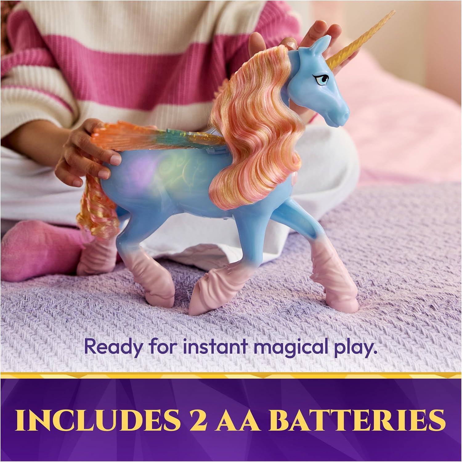 Detalle 2 de Unicorn Academy Skywind plastic toy, multicoloured, 32.4 x 9.5 x 30.5 cm