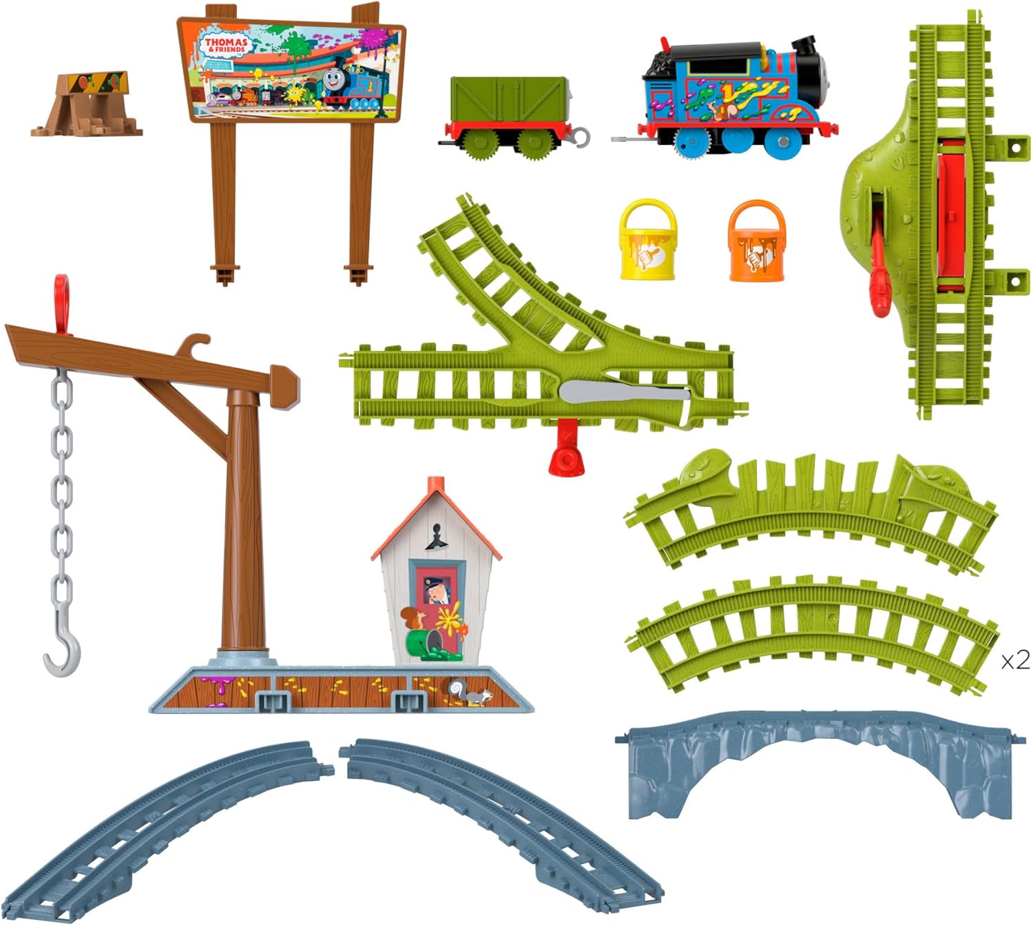Thumbnail 4 de Thomas y sus amigos Set de tren con locomotora y vías 🚆