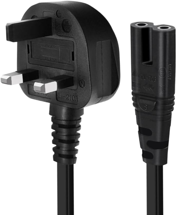 Detalle de UXWEN 2 Pin Power Cord Lead 5M