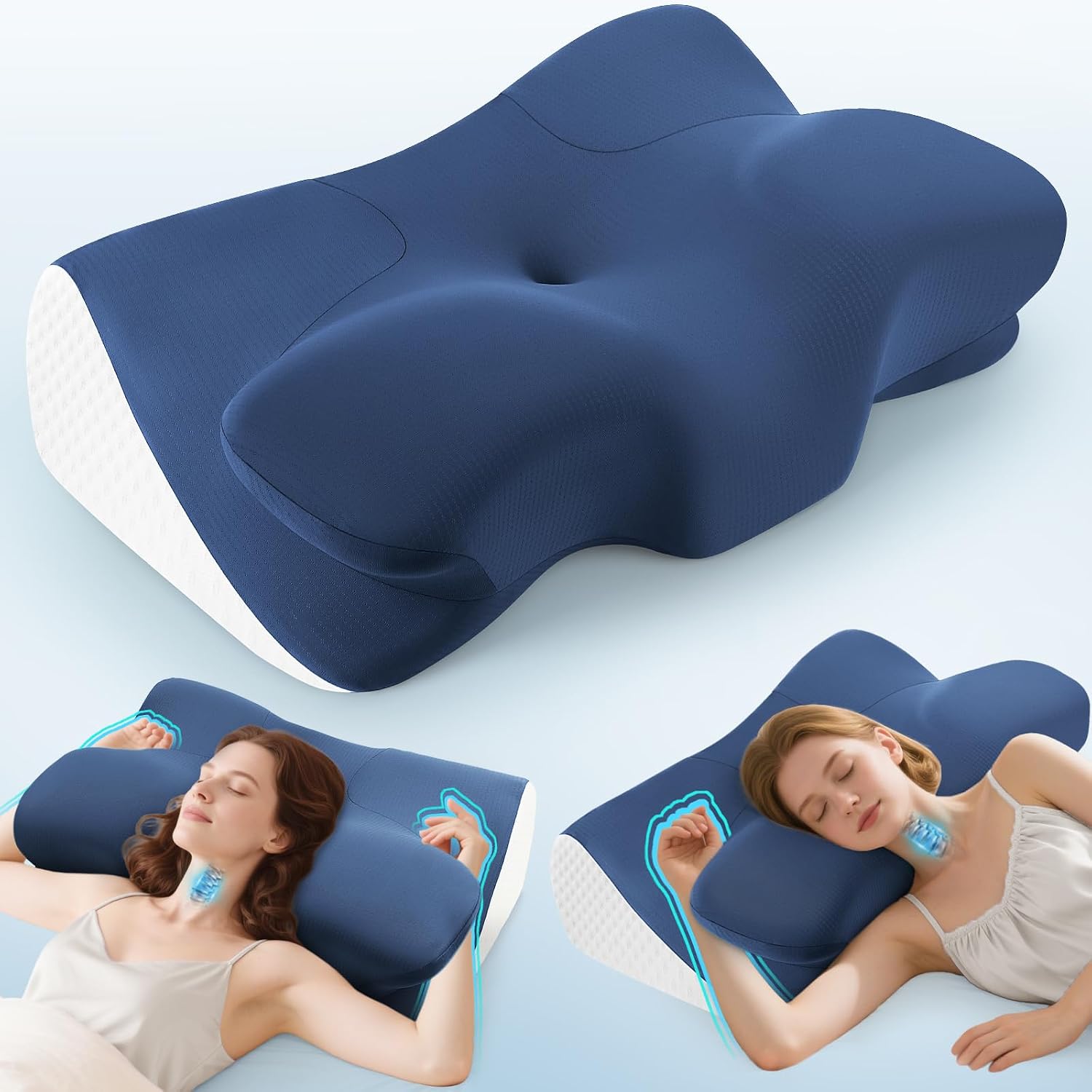 Thumbnail 6 de Orthopaedic Cervical Memory Foam Pillow for Neck Pain Relief 💤
