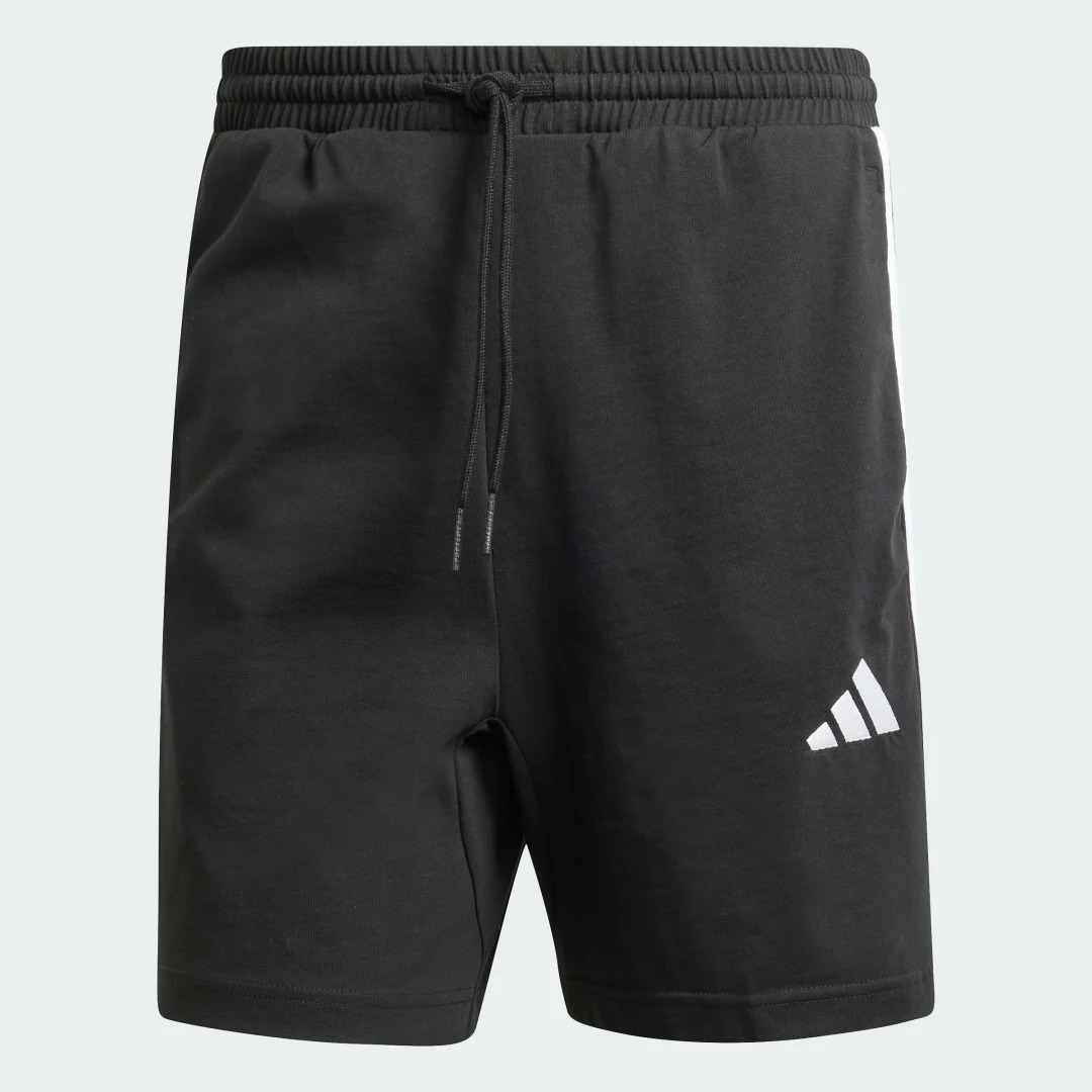Thumbnail 3 de Pantalón corto Essentials Single Jersey 7-Inch 3 bandas de Adidas — negro