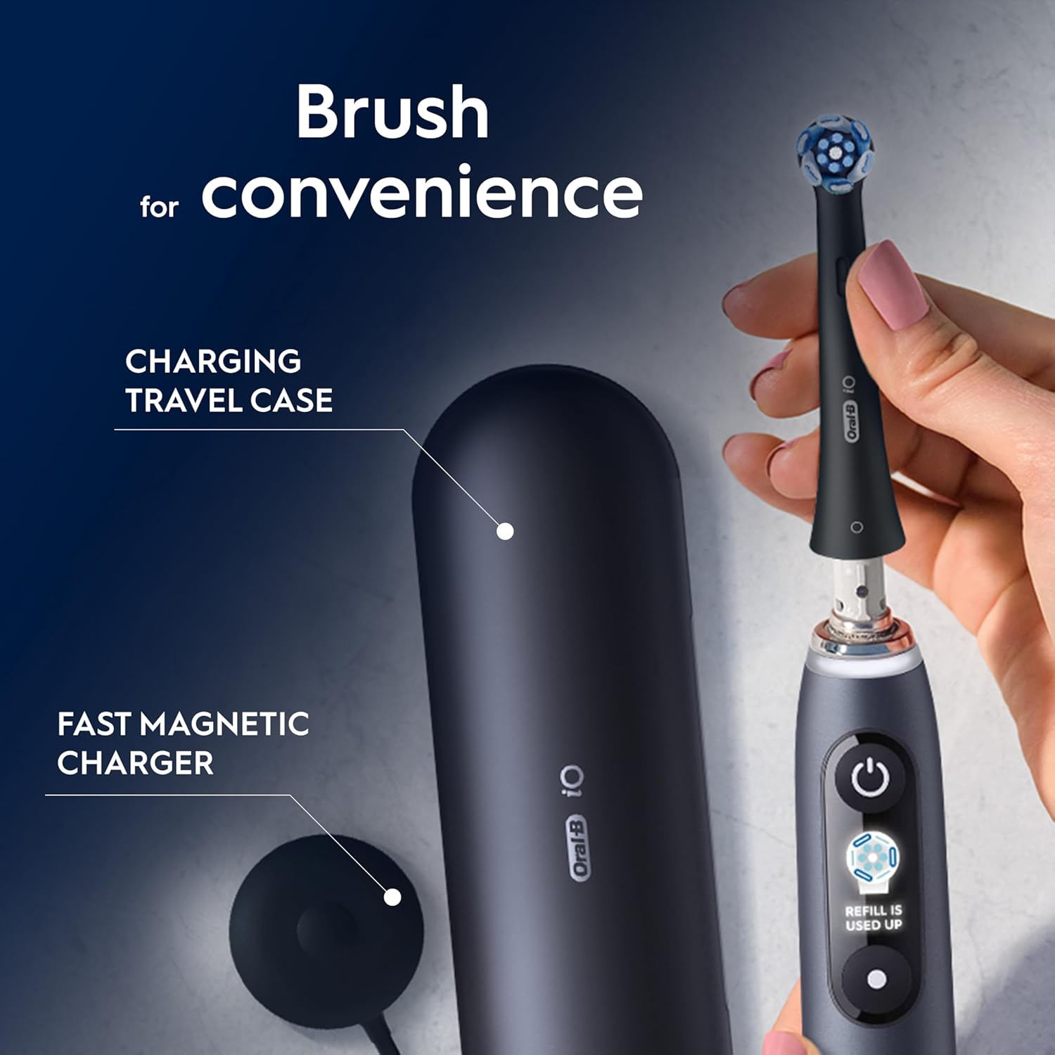 Detalle 2 de Oral-B iO9 electric toothbrush 7 modes