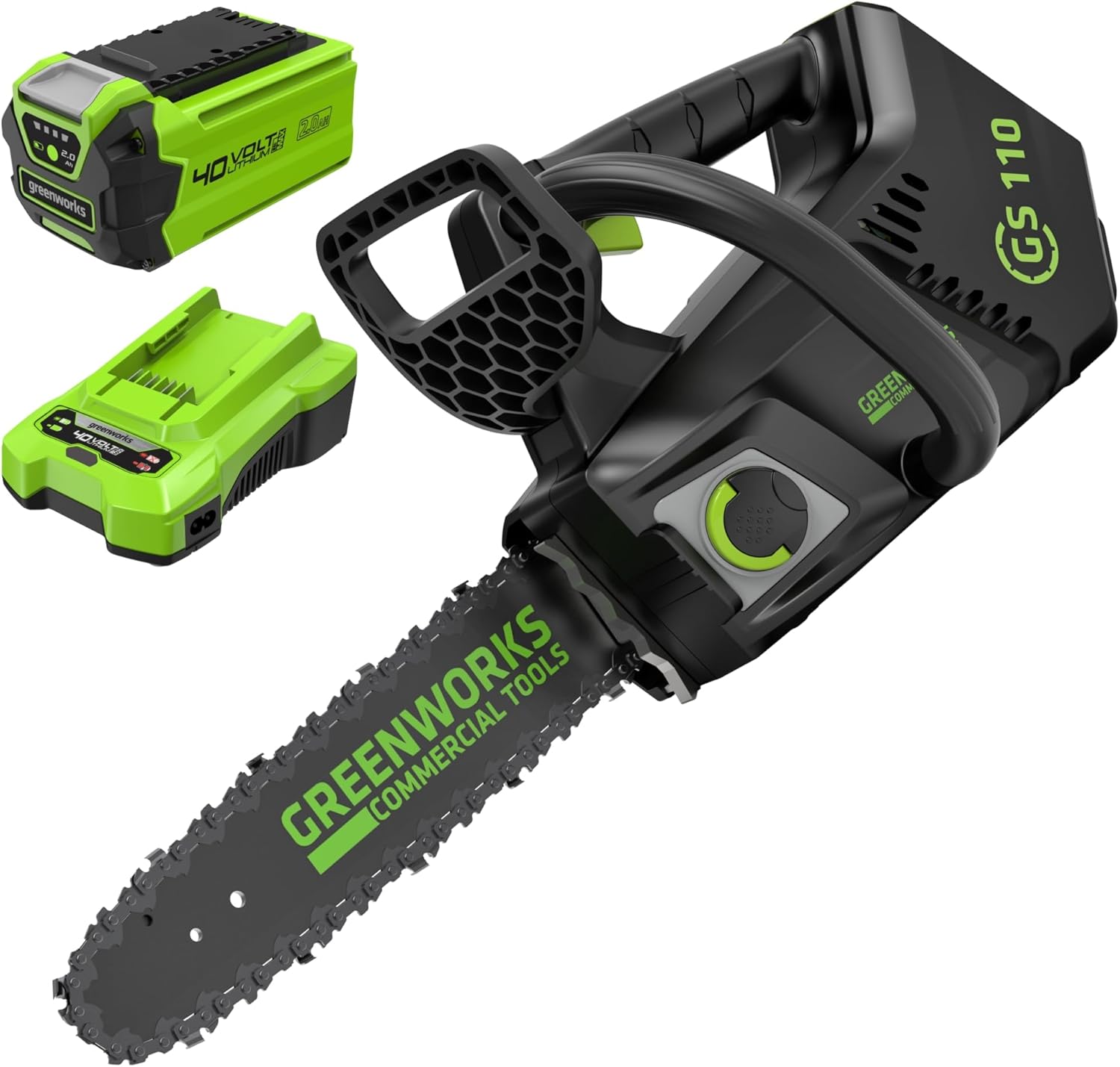 Thumbnail 6 de Greenworks GD40CS18 motosega a batteria 40 cm con motore brushless (solo corpo, senza batteria)