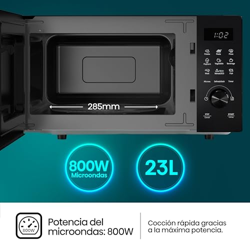 Thumbnail 5 de Hisense H23MOBSD1H microondas digital con grill de 23 L y 800 W
