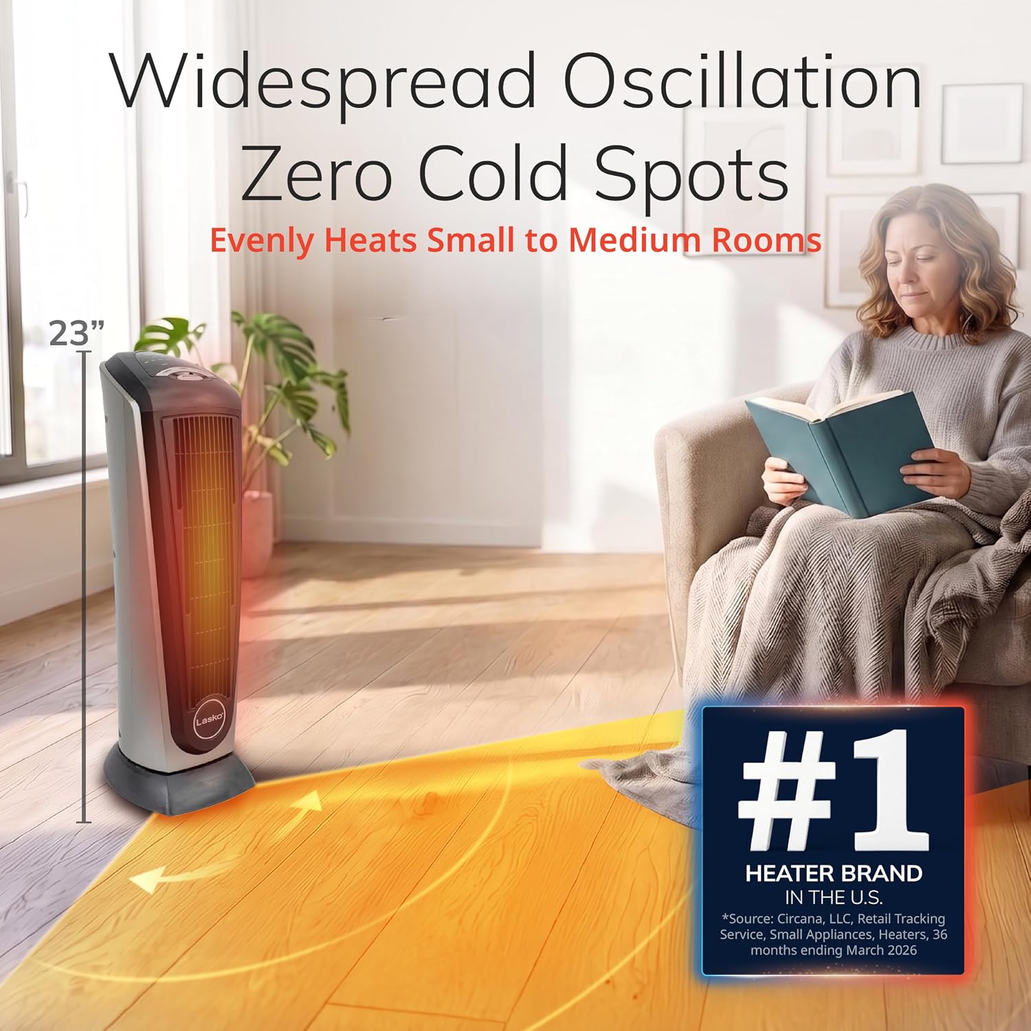 Thumbnail 1 de Lasko 751320 Ceramic Vertical Heater