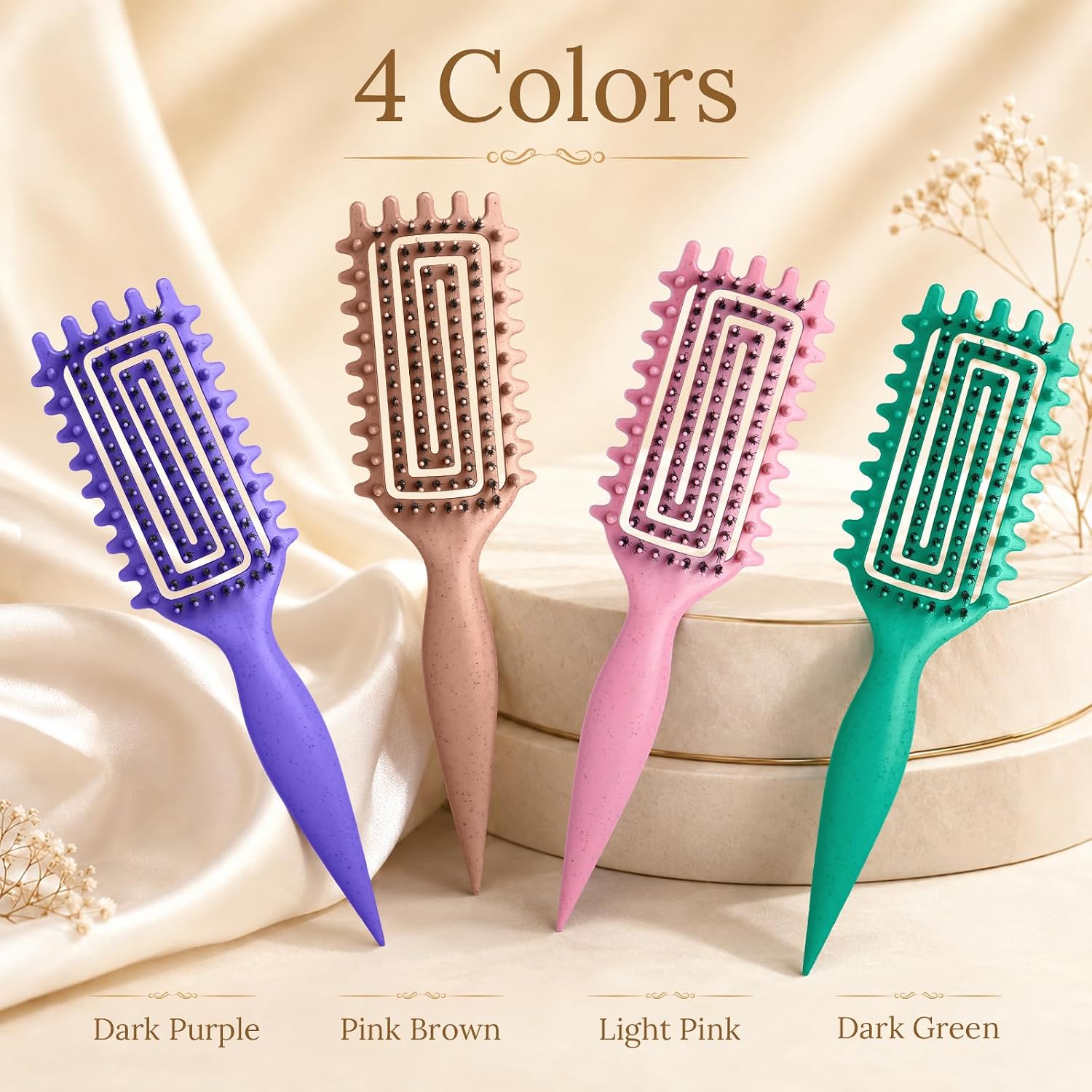 Detalle de Quenxe Curl-defining brush, ABS