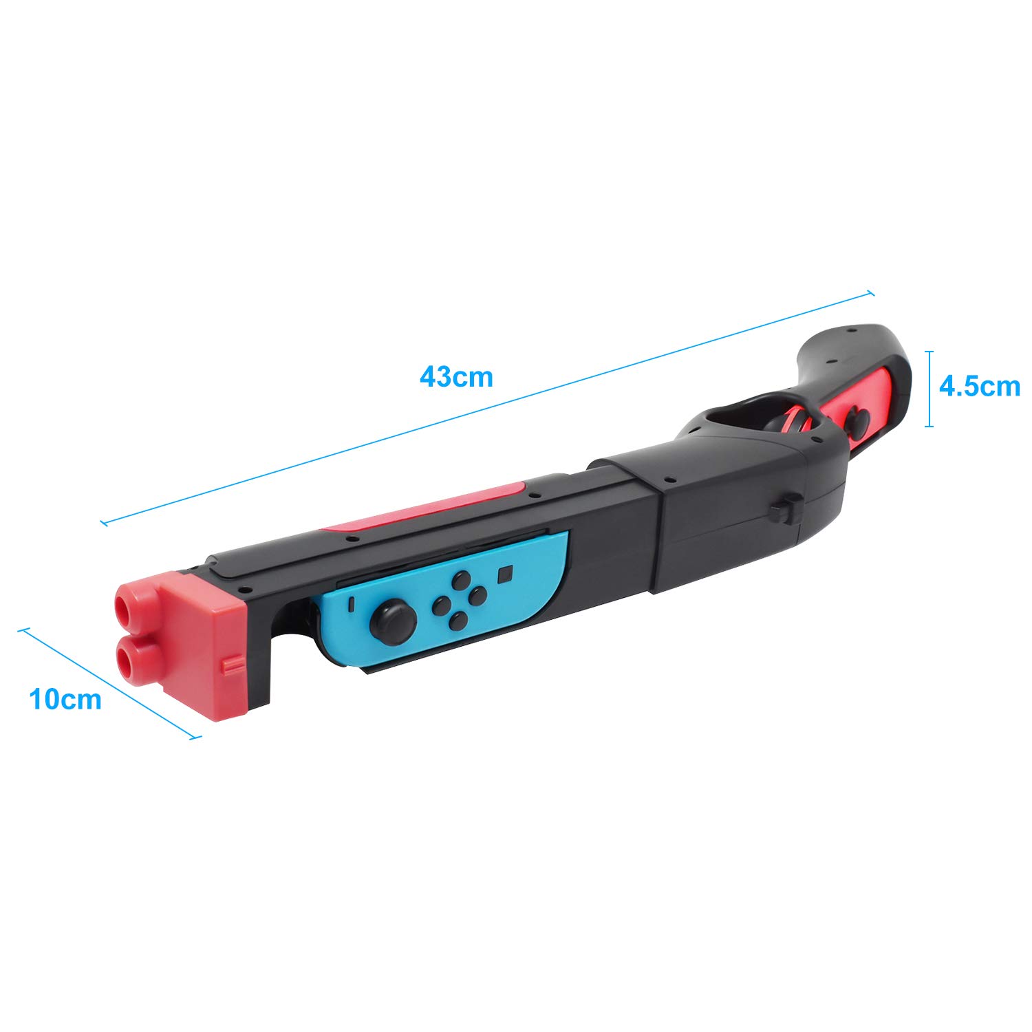 Detalle de FASTSNAIL Shooting Gun für Splatoon 2 & Splatoon 3 – Gun Grip für Nintendo Switch Joy-Con Controller