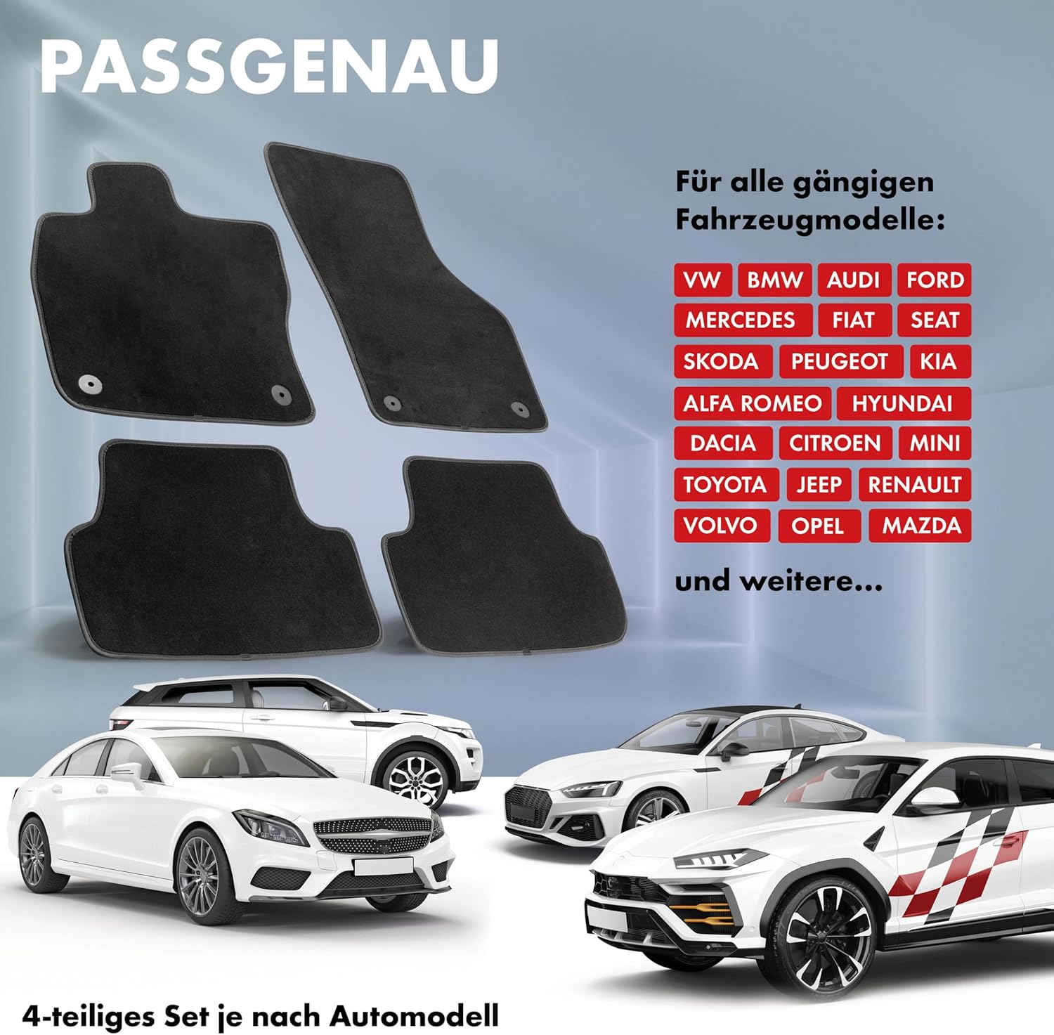 Thumbnail 4 de WALSER Premium Tapis de sol velours pour Golf 5