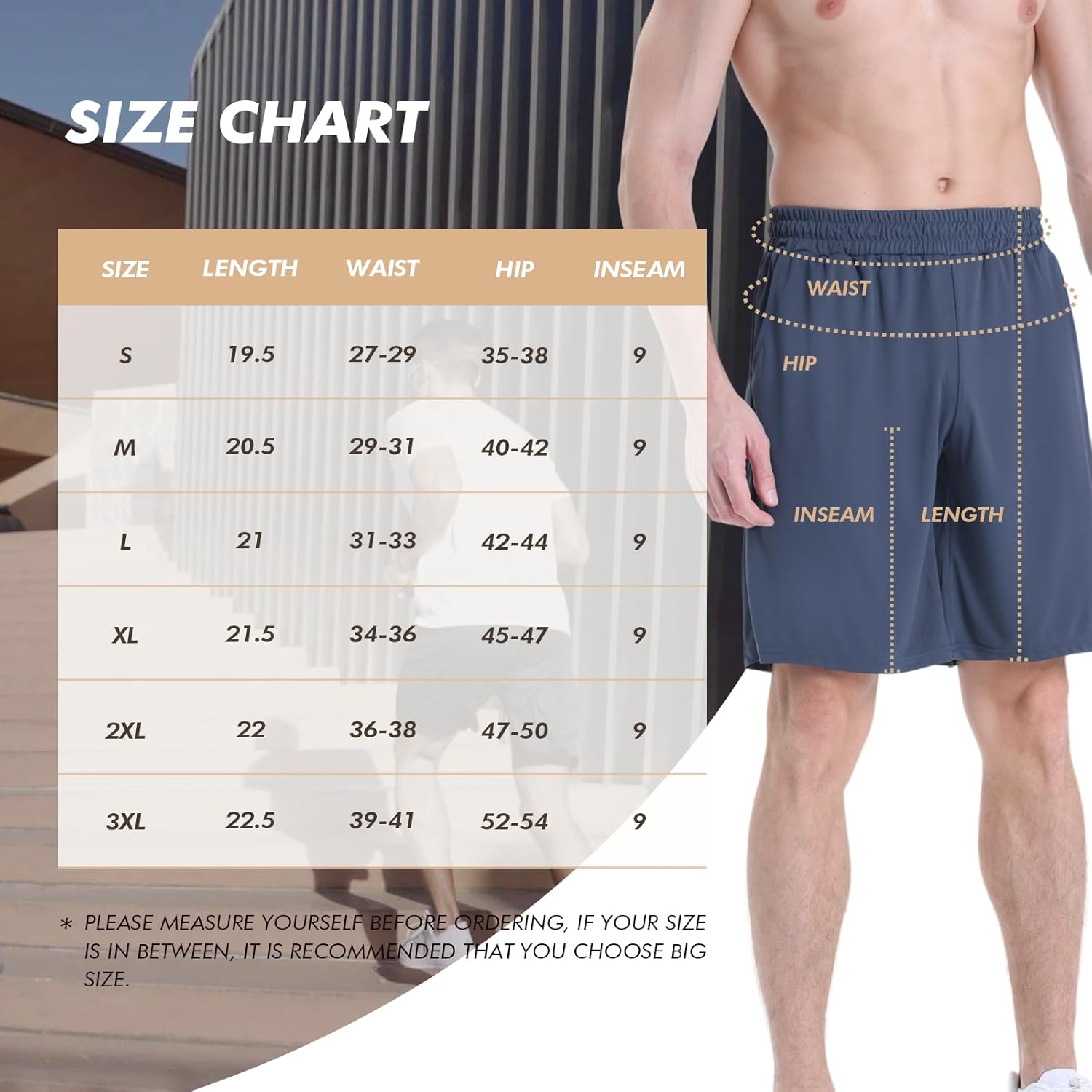Thumbnail 4 de 7-Pack Mens Athletic Shorts ⚙