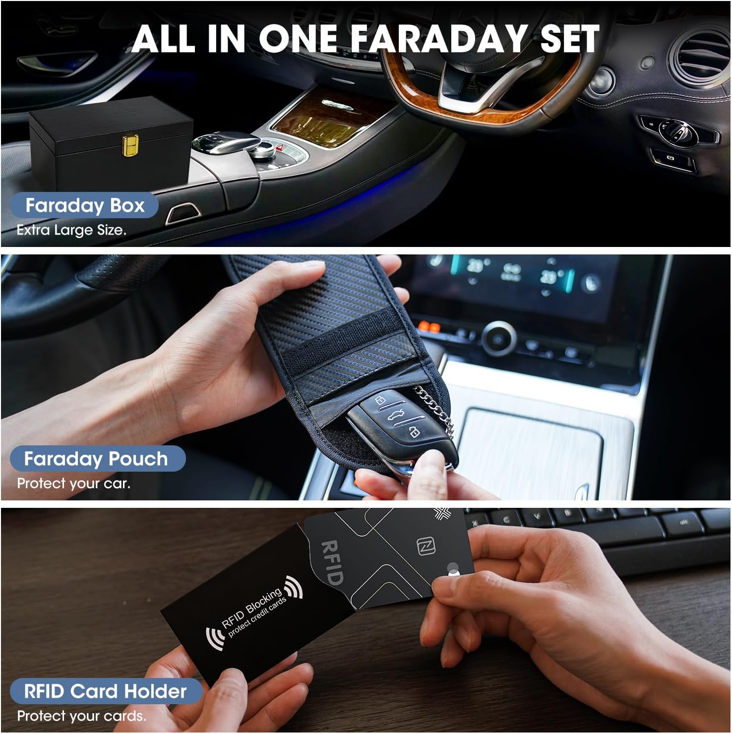 Thumbnail 3 de RealPlus Extra Large Faraday Box with RFID Card 2