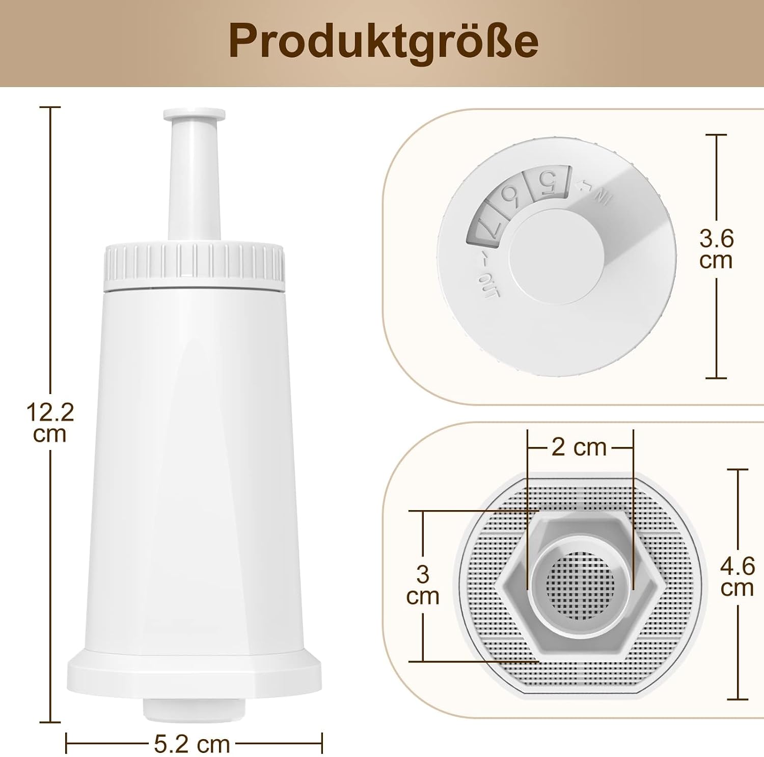 Thumbnail 5 de ARETHONE Wasserfilter für Sage Kaffeevollautomat