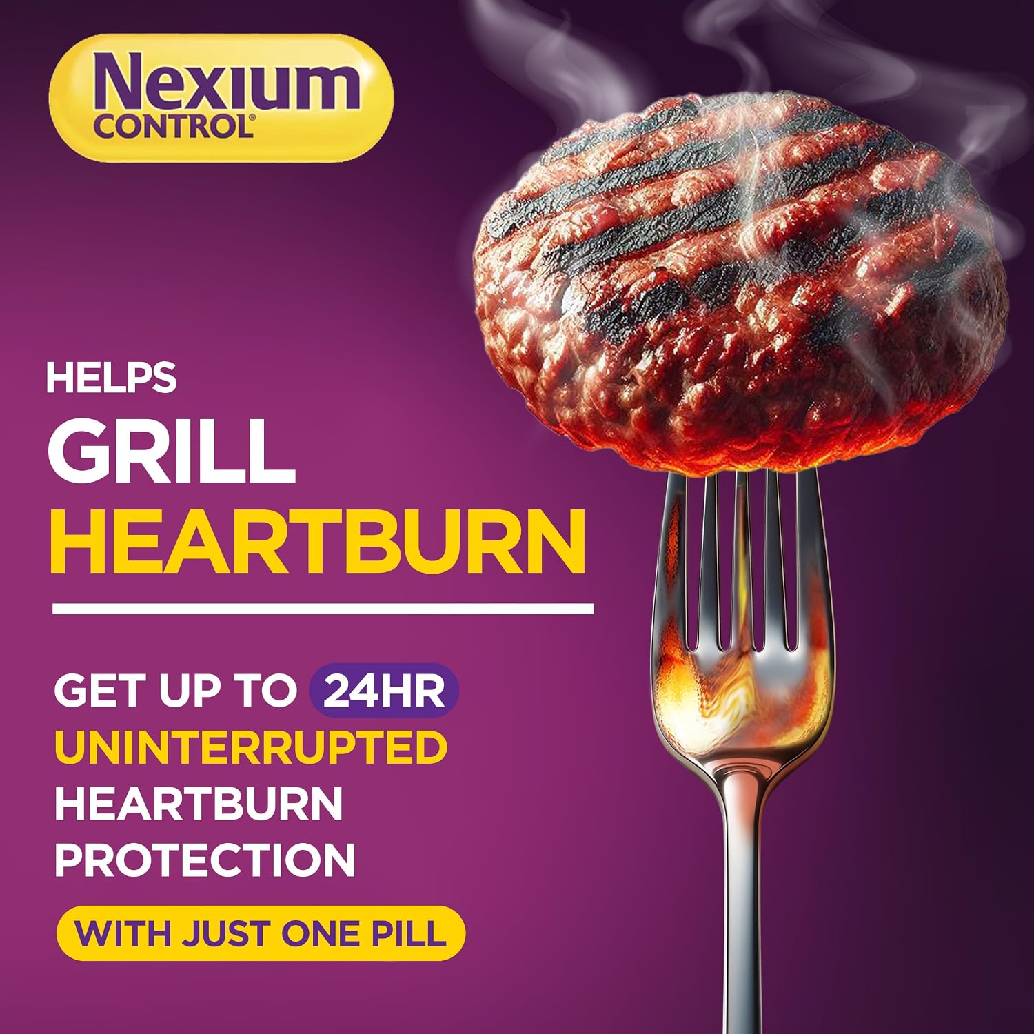 Detalle de Nexium Control Heartburn Tablets (Esomeprazole 20 mg) – 14 Count