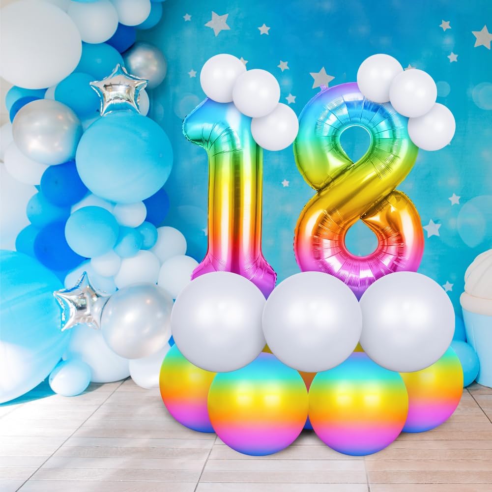 Thumbnail 4 de OFFCUP 40 Inch Number 11 Foil Balloon (Self Inflating) – Large Decoration for Parties