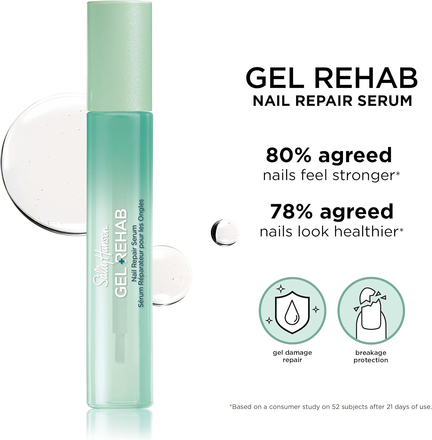 Thumbnail 3 de Sally Hansen Gel Rehab Nail Repair Serum, 5 ml Gel with Samphire Extract