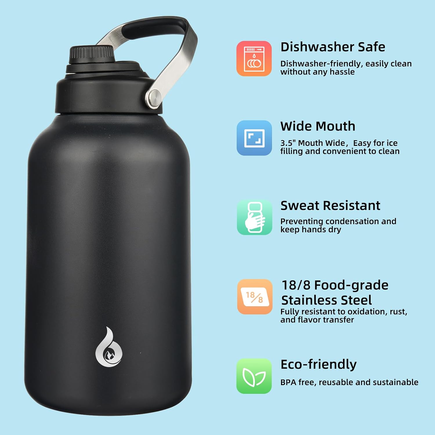 Thumbnail 1 de BJPKPK 1 Gallon Insulated Water Bottle 🥤