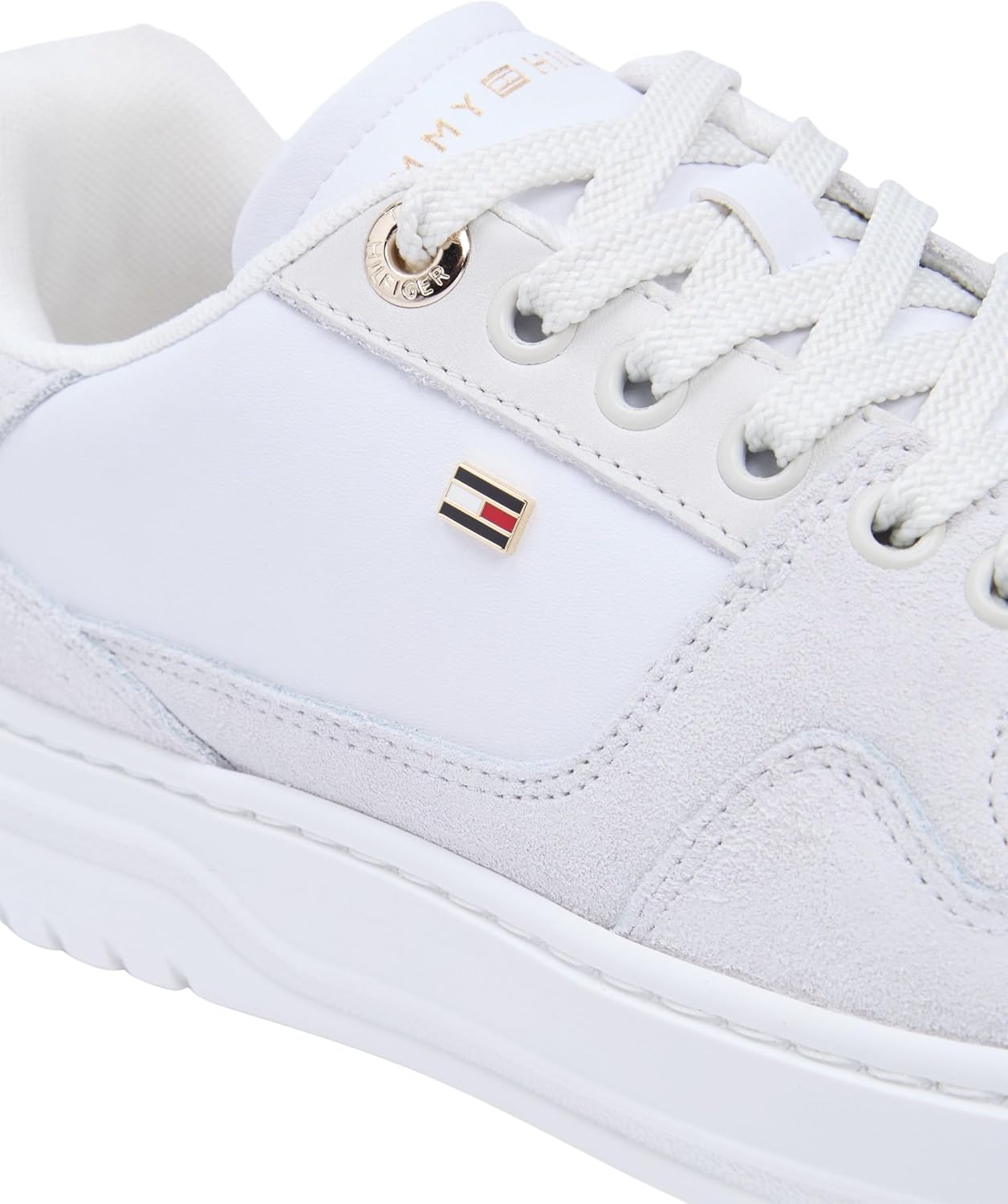 Thumbnail 3 de Tommy Hilfiger TH Court Sneaker Leather Basso Top Donna - Classico stile retrò e comfort quotidiano