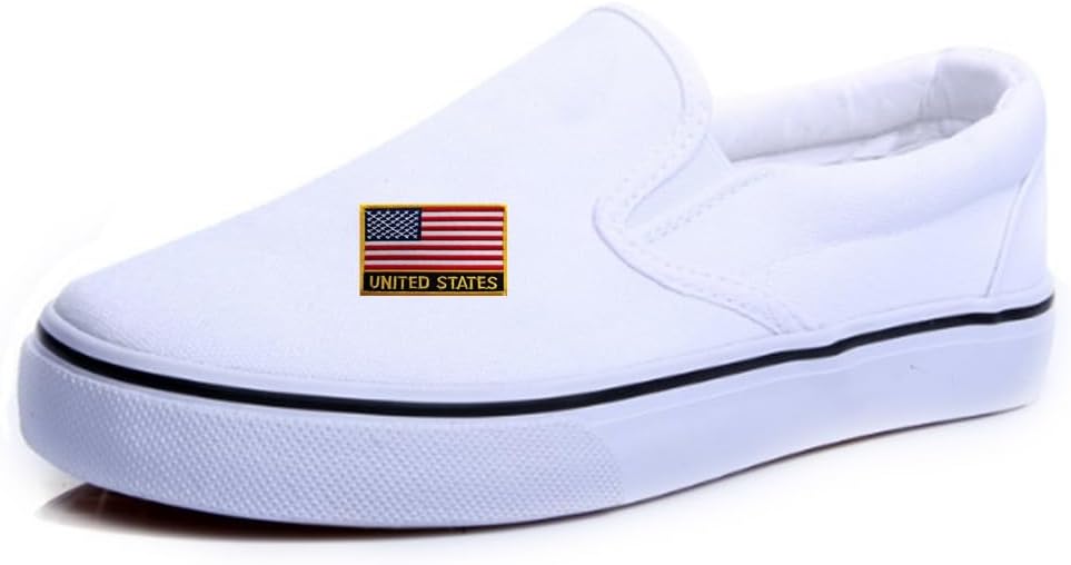 Detalle de Uijokdef Embroidered American Flag Patch, 3.15 x 2 Inch