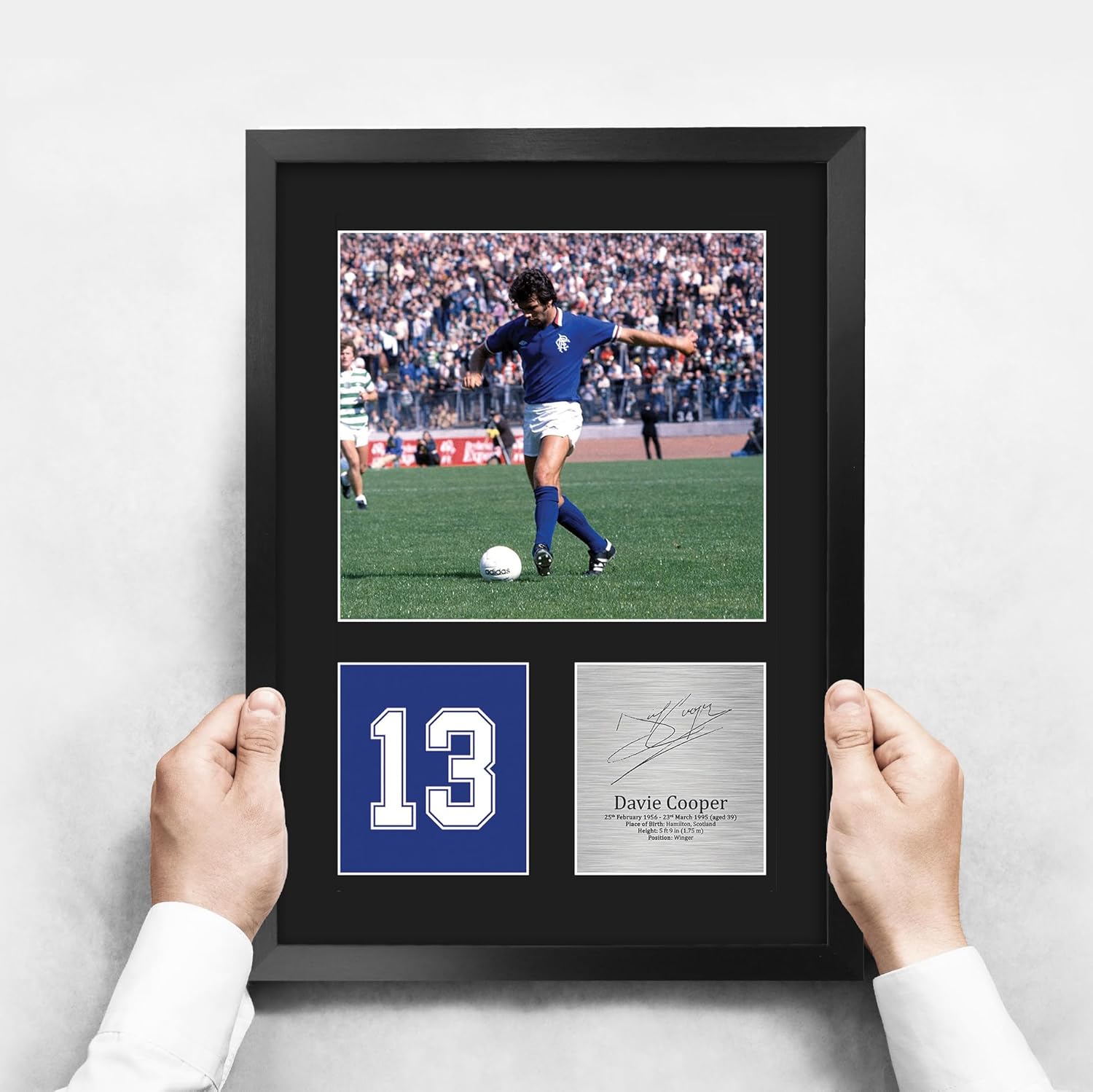 Thumbnail 2 de HWC Trading Davie Cooper Rangers A3 Portrait Framed Signed Autograph Picture