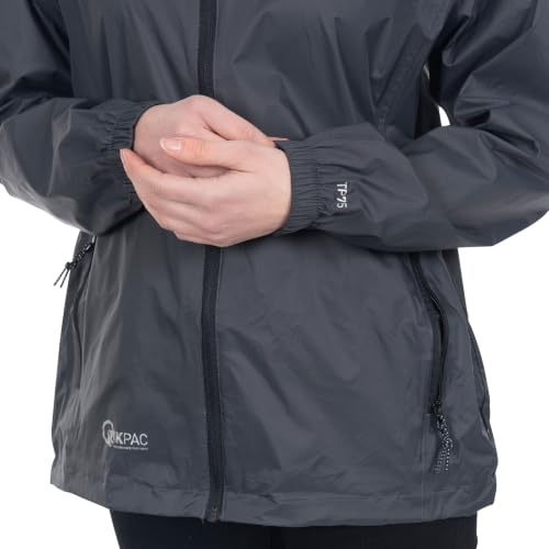 Thumbnail 2 de Trespass Unisex Waterproof Packaway Jacket Qikpac Flint – Size L