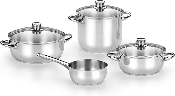 Monix Optima Juego de Cocina de Acero Inoxidable