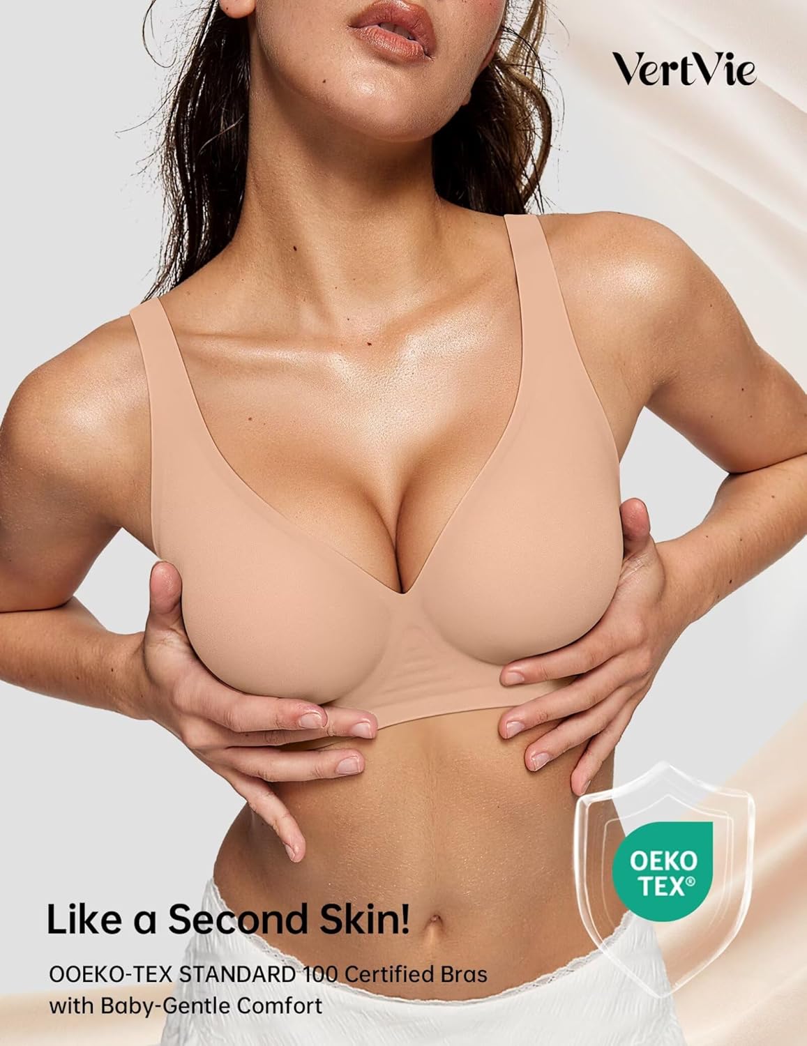 Detalle 2 de Vertvie Jelly Wireless Bra for Women