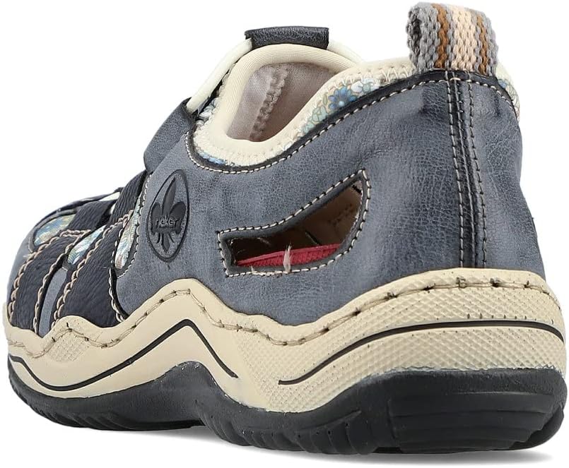 Thumbnail 3 de Rieker Damen Slip-On Sneaker L0539 – bequeme Halbschuhe mit herausnehmbarer Innensohle