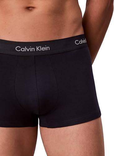 Detalle 2 de Calvin Klein Boxers Taille Basse Lot de 3 Homme – Multicolore (Black/Blueshadow/Cobaltwater) – M