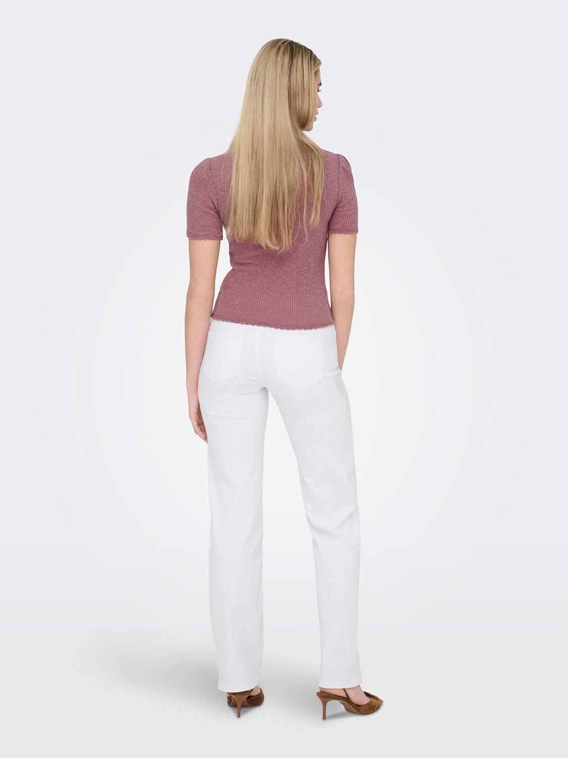 Detalle 2 de Only Female Straight-Fit Jeans ONLBLUSH – Mittlere Taille, Gerade geschnitten
