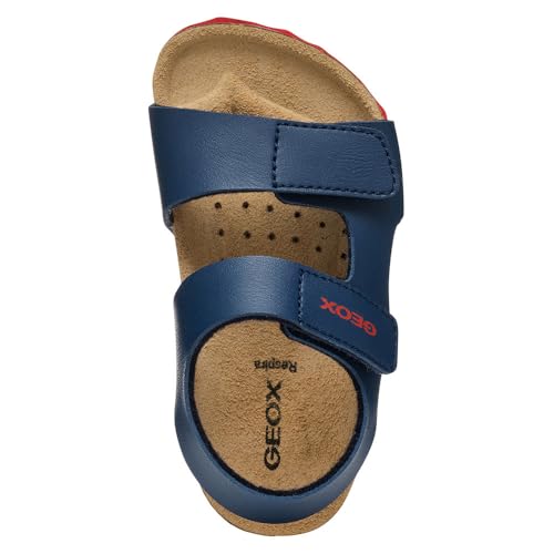 Detalle 2 de Geox CHALKI Boy sandalia 20 EU Navy/red