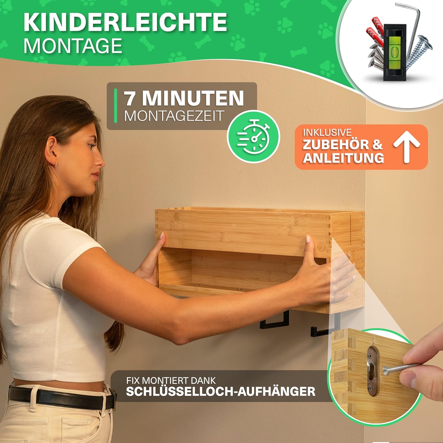 Thumbnail 4 de VELONT Hundegarderobe XL mit Ablage