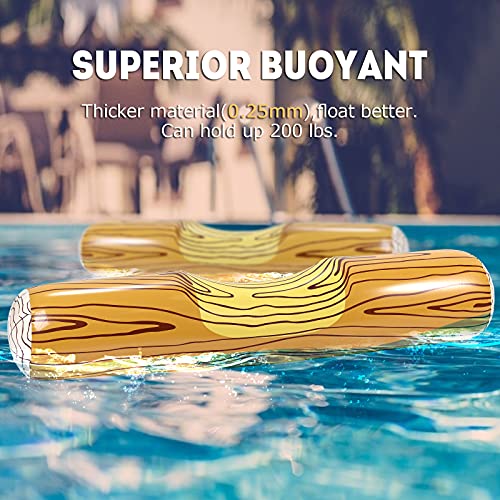 Detalle de VISATOR Flotadores de Batalla de Piscina para Adultos y Niños – Juego de Troncos Inflables