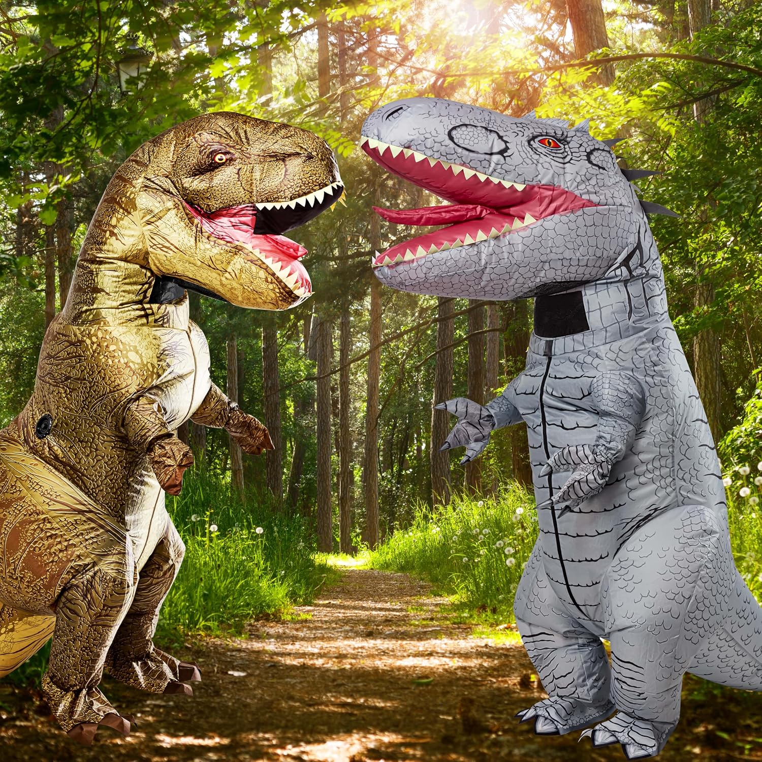 Detalle de Rubies Jurassic World Indominus Rex Inflatable Costume for Kids, Unisex