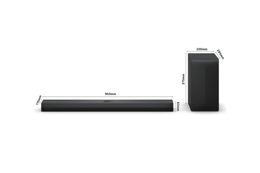 Detalle 2 de LG S70TY Barra de sonido 3.1.1, 400 W 🎵