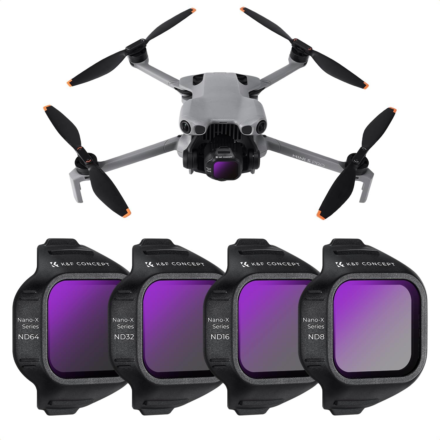 Thumbnail 6 de K&F Concept Variable ND2-32 Filter for DJI Mini 5 Pro