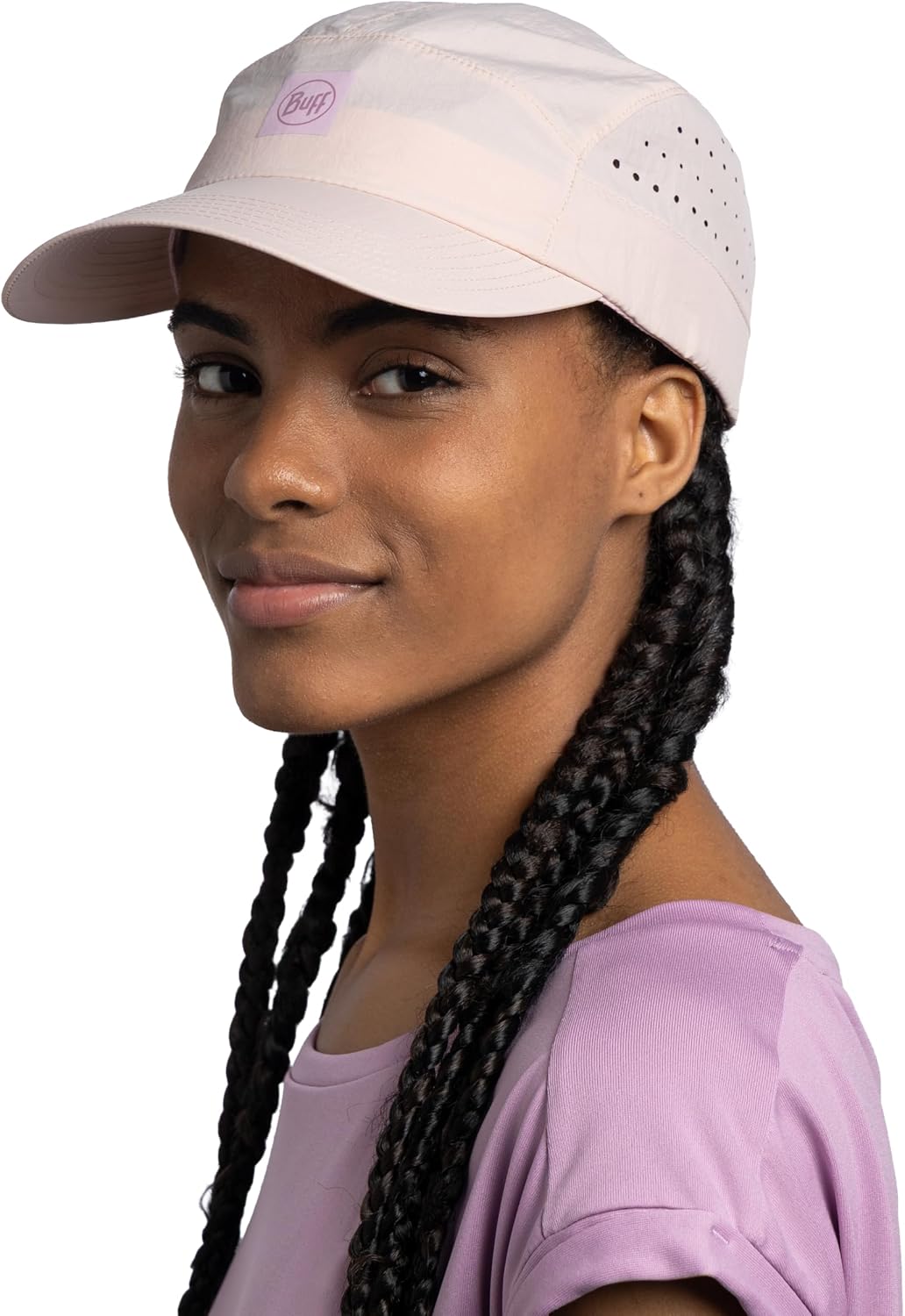 Detalle 2 de Buff Pack Speed Casquette Unisex eukar Navy – Protection solaire et gestion de la transpiration pour la course