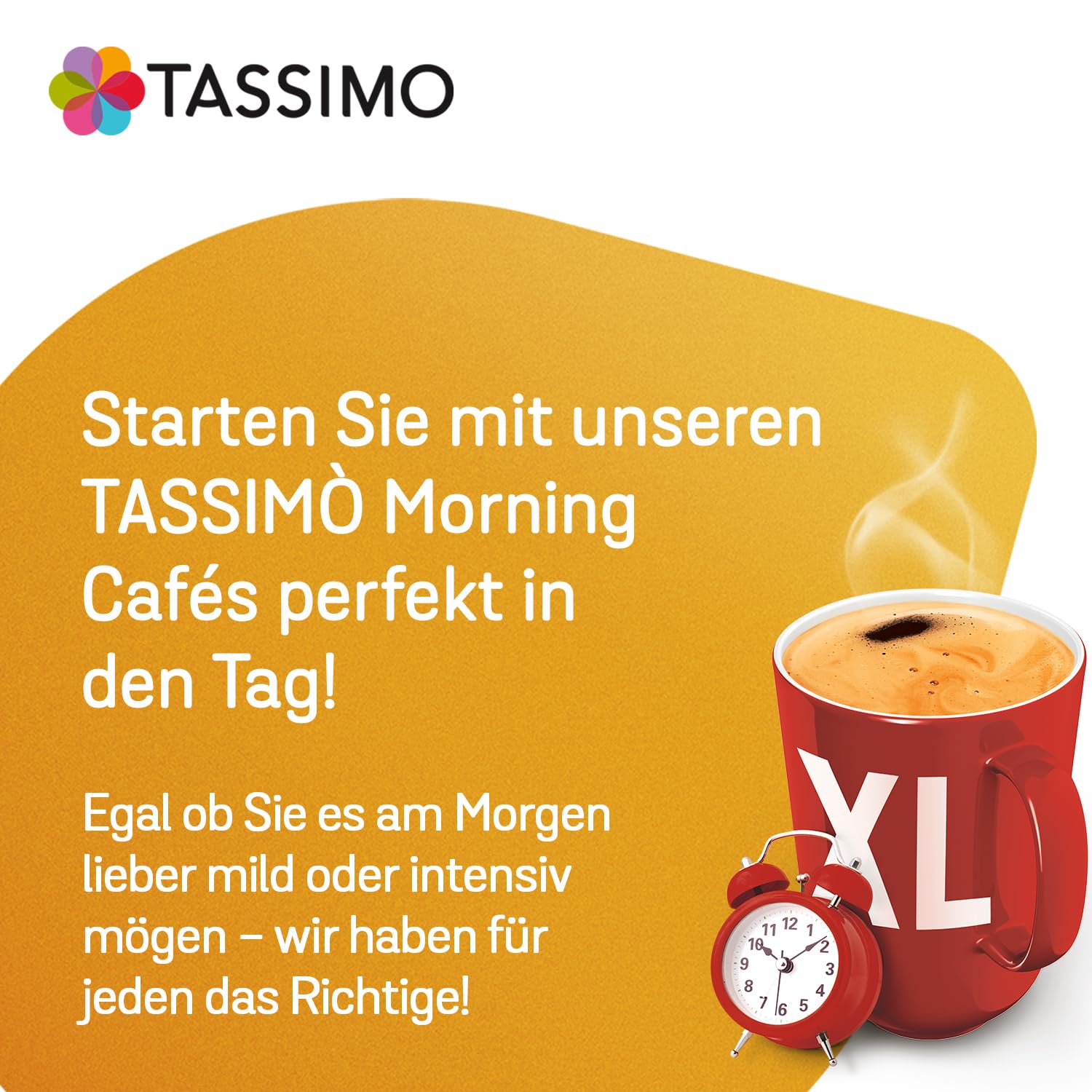 Detalle de Tassimo Morning Café XL Mild & Smooth – Big Pack (105 Kaffeekapseln)