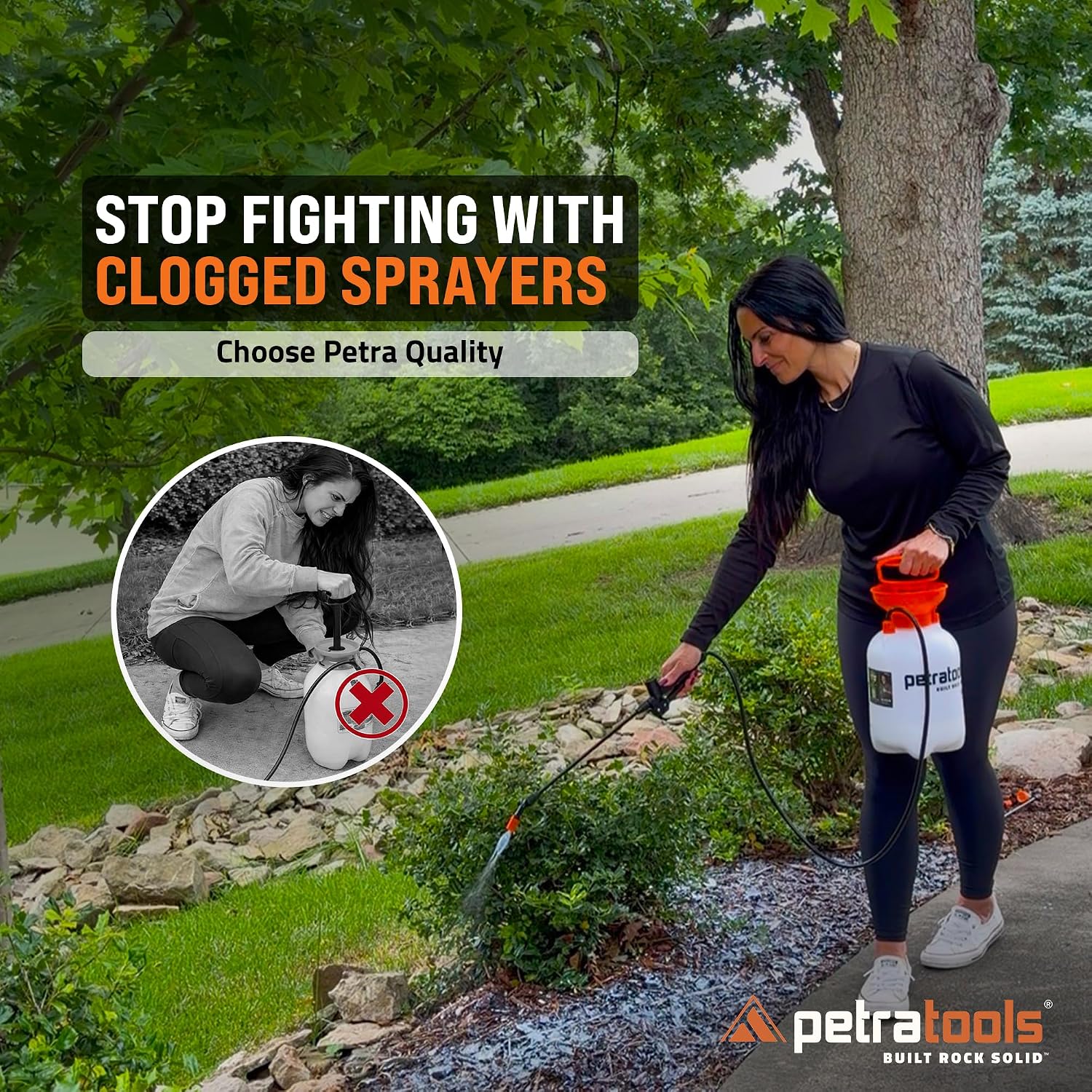 Thumbnail 5 de PetraTools HD101 Garden Sprayer: 1 Gallon with 52-inch Hose and 2 Nozzles