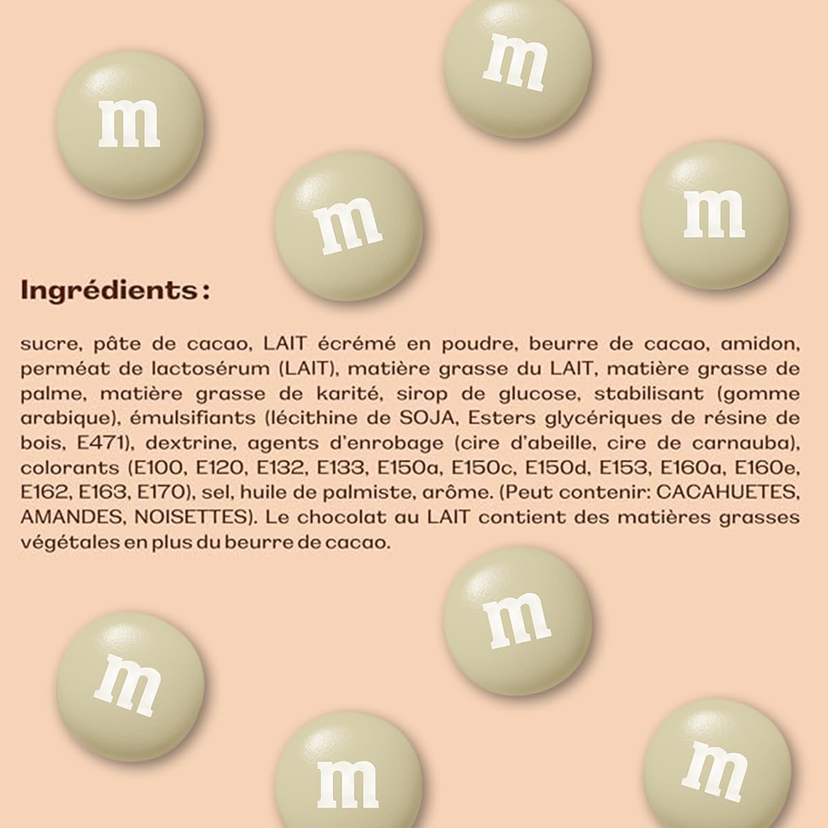Thumbnail 2 de M&M'S COLLECTION Choco – Sachet vrac 1,5 kg Crème, bonbons chocolat au lait monocouleur pour décor et événements