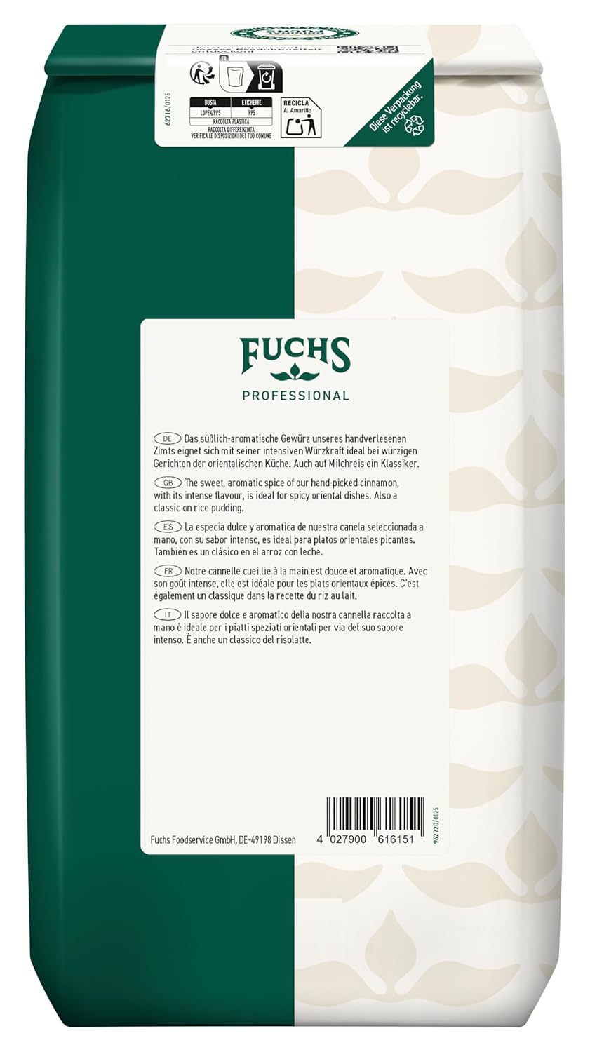 Thumbnail 1 de Zimt gemahlen von Fuchs Professional – 1 kg im recyclebaren Beutel