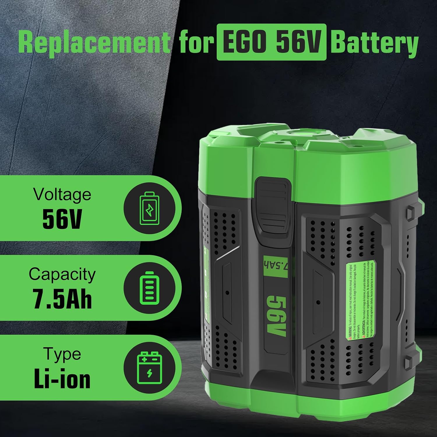 Detalle 2 de Fhybat Replacement Battery 7.5Ah