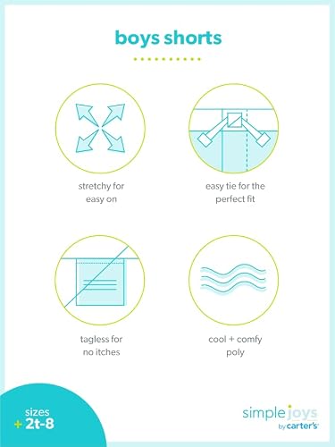 Thumbnail 4 de Simple Joys by Carter's 3-Pack Shorts 5 años pack