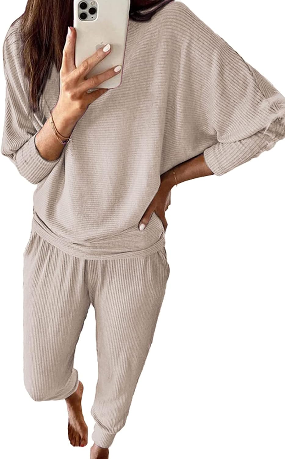 Thumbnail 3 de PRETTYGARDEN Women's 2-Piece Lounge Set