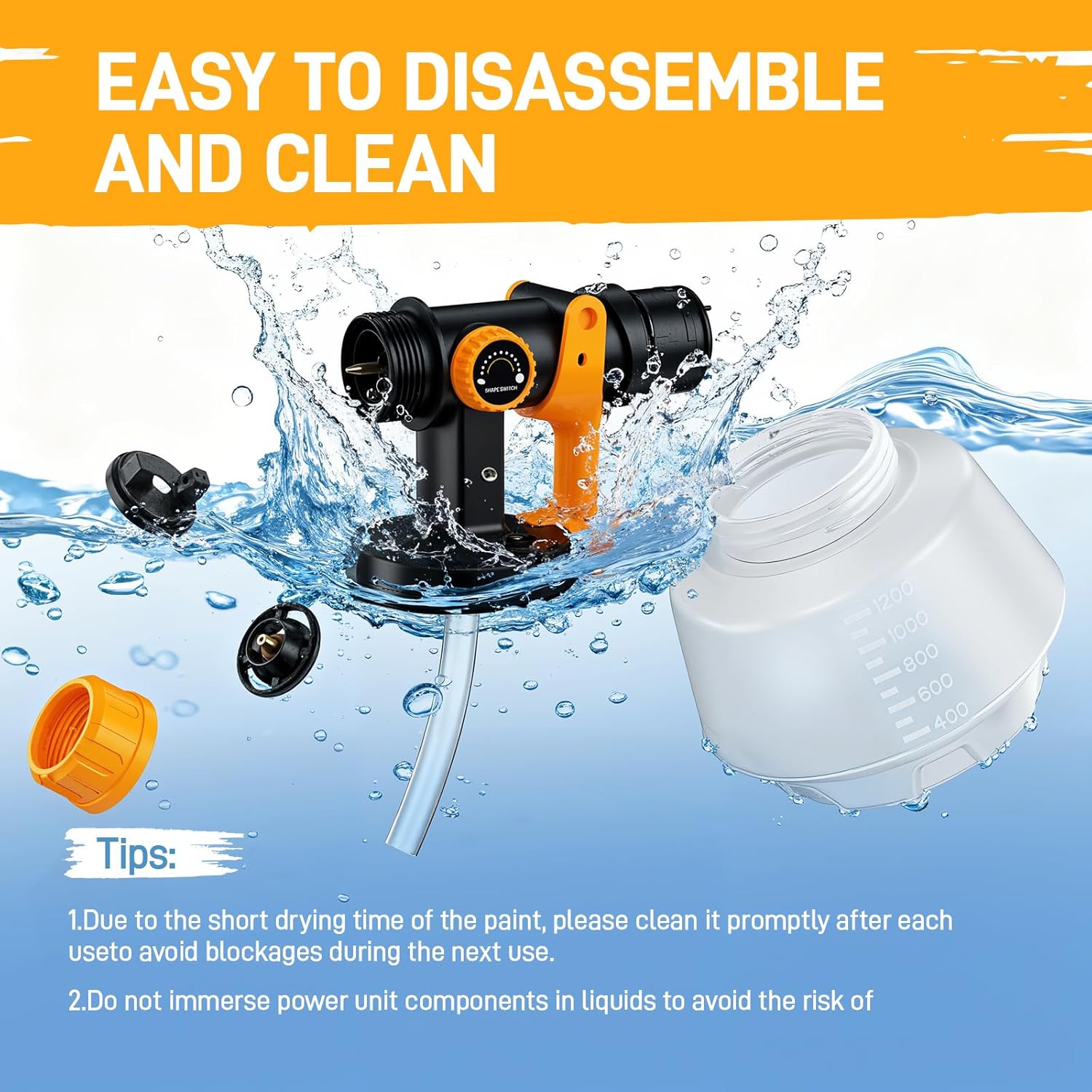 Thumbnail 6 de Fence Paint Sprayer 650W 1200ml HVLP